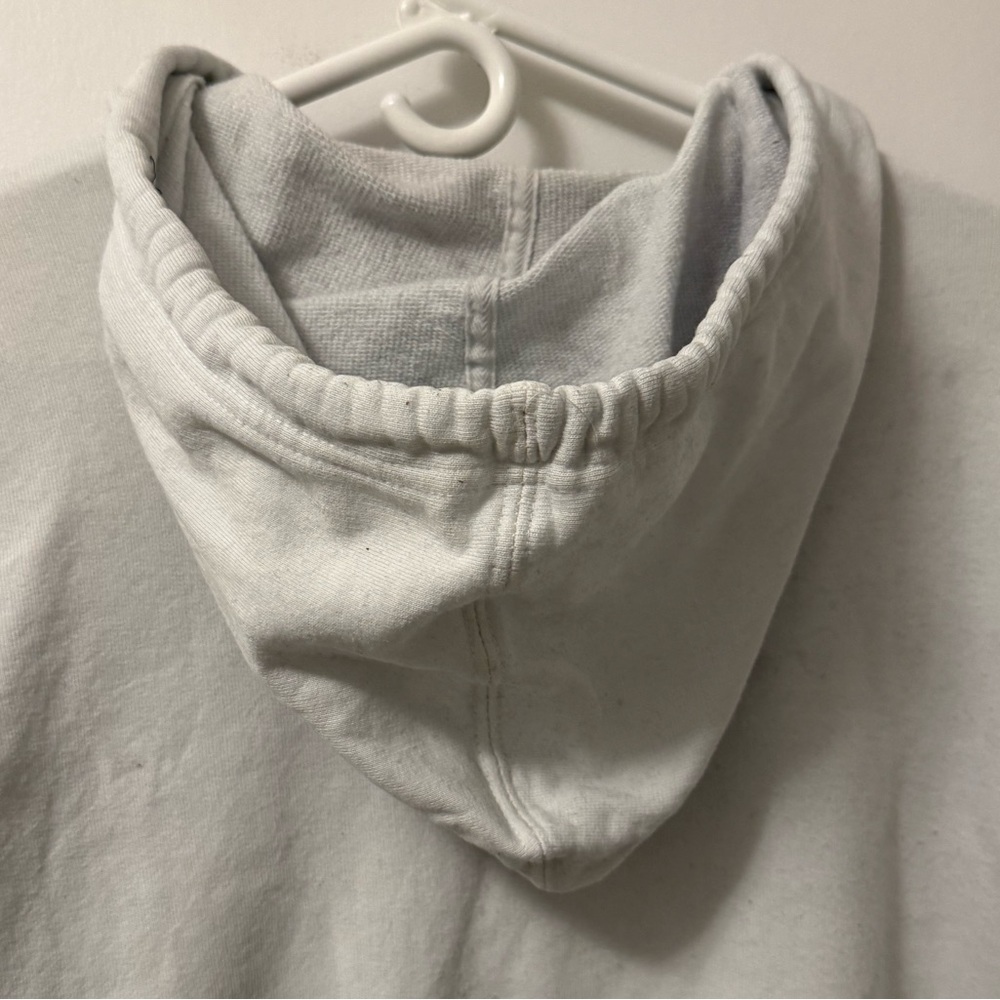 Vintage “GAP” White Hooded Zip Up Sweatshirt- Size: S - Picture 8 of 10